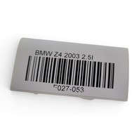 2003-2005 BMW Z4 Front Center Console Dash Module Carrier Ash Tray Cover, 51-16-7-037-227, F027, OEM, 2003, 2004, 2005