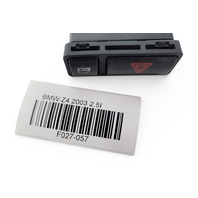 2003-2008 BMW Z4 Interior Dash Panel Hazard Switch 61-31-8-368-920, F027, OEM, 2003, 2004, 2005, 2006, 2007, 2008