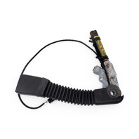 2003-2008 BMW Z4 Seat Belt Buckle Front Left Black, 72-11-9-119-539, F027, OEM, 2003, 2004, 2005, 2006, 2007, 2008