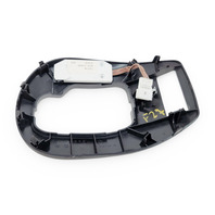 2003-2005 BMW Z4 Center Console Shifter Trim Bezel Boot Cover Black A/T, 51-16-7-026-236, F027, OEM, 2003, 2004, 2005