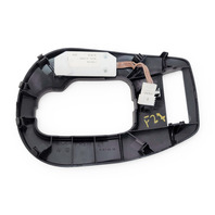 2003-2005 BMW Z4 Center Console Shifter Trim Bezel Boot Cover Black A/T, 51-16-7-026-236, F027, OEM, 2003, 2004, 2005