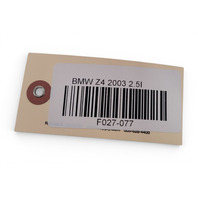 2003-2008 BMW Z4 SRS Clock Spring Reel Cable Wire, 61-31-8-379-091, F027, OEM, 2003, 2004, 2005, 2006, 2007, 2008