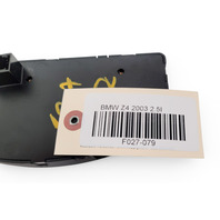 2003-2008 BMW Z4 Front Right/Passenger Seat Switch Control Adjust, 61-30-8-099-074, F027, OEM, 2003, 2004, 2005, 2006, 2007, 2008