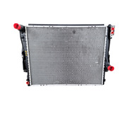 2003-2005 BMW Z4 Engine Cooling Radiator Assembly w/ Condenser, 17-11-9-071-518, F027, OEM, 2003, 2004, 2005