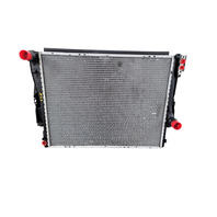 2003-2005 BMW Z4 Engine Cooling Radiator Assembly w/ Condenser, 17-11-9-071-518, F027, OEM, 2003, 2004, 2005