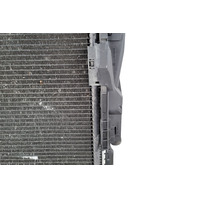 2003-2005 BMW Z4 Engine Cooling Radiator Assembly w/ Condenser, 17-11-9-071-518, F027, OEM, 2003, 2004, 2005