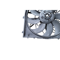 2003-2008 BMW Z4 A/C Radiator Cooling Fan Set w/ Shroud, 17-42-7-519-704, F027, OEM, 2003, 2004, 2005, 2006, 2007, 2008