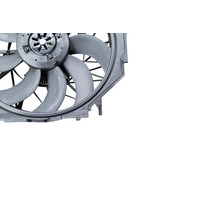 2003-2008 BMW Z4 A/C Radiator Cooling Fan Set w/ Shroud, 17-42-7-519-704, F027, OEM, 2003, 2004, 2005, 2006, 2007, 2008