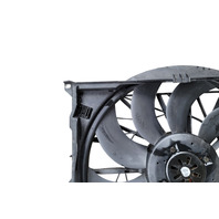 2003-2008 BMW Z4 A/C Radiator Cooling Fan Set w/ Shroud, 17-42-7-519-704, F027, OEM, 2003, 2004, 2005, 2006, 2007, 2008