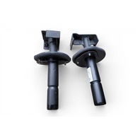 2003-2008 BMW Z4 Rear Bumper Reinforcement Bar Beam Bracket Right/Left Set, 51-12-7-056-192, F027, OEM, 2003, 2004, 2005, 2006, 2007, 2008