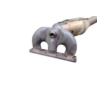 2003-2005 BMW Z4 Rear Exhaust Manifold, 2.5, 18-40-7-518-676, F027, OEM, 2003, 2004, 2005