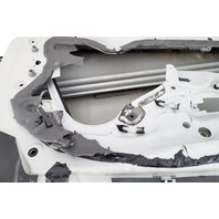2003-2008 BMW Z4 Front Left/Driver Side Door Assembly White, 41-51-7-201-637, F027, OEM, 2003, 2004, 2005, 2006, 2007, 2008
