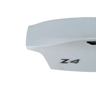 2003-2008 BMW Z4 Trunk Decklid Luggage Lid White, 41-62-7-068-277, F027, OEM, 2003, 2004, 2005, 2006, 2007, 2008