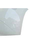 2003-2005 BMW Z4 Rear Bumper Face Cover Upper/Lower White, 51-12-7-055-468, F027, OEM, 2003, 2004, 2005