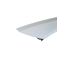 2003-2008 BMW Z4 Front Left Fender Panel White, 41-35-7-053-327, F027, OEM, 2003, 2004, 2005, 2006, 2007, 2008