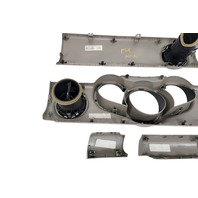 2007-2011 Honda Element Instrument Speedometer Bezel Panel Trim Titanium Set(5), 77105-SCV-A01ZE, F028, OEM, 2007, 2008, 2009, 2010, 2011