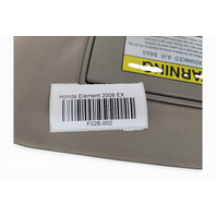 2007-2010 Honda Element Sun Shade Visor Sunvisor Left/Right Set Titanium, 83280-SCV-A31ZB, F028, OEM, 2007, 2008, 2009, 2010