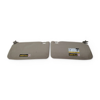 2007-2010 Honda Element Sun Shade Visor Sunvisor Left/Right Set Titanium, 83280-SCV-A31ZB, F028, OEM, 2007, 2008, 2009, 2010