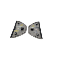 2007-2008 Honda Element Rear Door Access Cover Trim Garnish Exterior Left/Right Galaxy Grey Set, 72965-SCV-A11ZG, F028, OEM, 2007, 2008