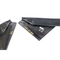 2003-2011 Honda Element Front Door Sash Corner Garnish Cover Left/Right Set 72480-SCV-A00ZA, F028, OEM, 2003, 2004, 2005, 2006, 2007, 2008, 2009, 2010, 2011
