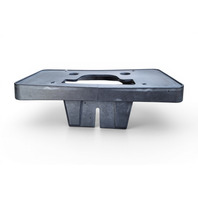 2003-2008 Honda Element License Plate Holder Base Bracket Plastic 71180-SCV-A00, F028, OEM, 2003, 2004, 2005, 2006, 2007, 2008