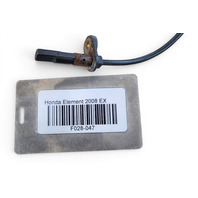 2003-2011 Honda Element ABS Wheel Speed Sensor, Rear Right/Passenger, 57470-SCV-A01, F028, OEM, 2003, 2004, 2005, 2006, 2007, 2008, 2009, 2010, 2011