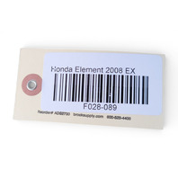 2007-2011 Honda Element Throttle Body Control Valve 4 Cylinder, 16400-RAA-A21, F028, OEM, 2007, 2008, 2009, 2010, 2011