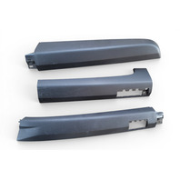 2005-2011 Honda Element Roof Panel Molding Right/Driver Set()3 Black Textured, 75235-SCV-A01ZC, F028, OEM, 2005, 2006, 2007, 2008, 2009, 2010, 2011