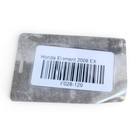 2006-2008 Honda Element Rear Quarter Cladding Left/Driver Galaxy Gray, 74450-SCV-A20ZG, F028, OEM, 2006, 2007, 2008