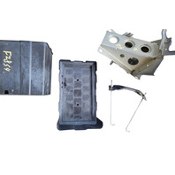 2003-2011 Honda Element Battery Box Tray and Mounting Hardware Set(4) 31521-S5A-000, F028, OEM, 2003, 2004, 2005, 2006, 2007, 2008, 2009, 2010, 2011