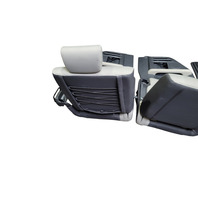 2007-2008 Honda Element Front/Rear Right/Left Seat, Door Panel, Trim Titanium Set(8), F028, OEM, 2007, 2008