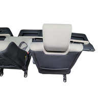 2007-2008 Honda Element Front/Rear Right/Left Seat, Door Panel, Trim Titanium Set(8), F028, OEM, 2007, 2008