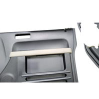 2007-2008 Honda Element Front/Rear Right/Left Seat, Door Panel, Trim Titanium Set(8), F028, OEM, 2007, 2008