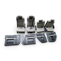 2007-2008 Honda Element Front/Rear Right/Left Seat, Door Panel, Trim Titanium Set(8), F028, OEM, 2007, 2008
