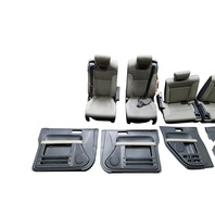 2007-2008 Honda Element Front/Rear Right/Left Seat, Door Panel, Trim Titanium Set(8), F028, OEM, 2007, 2008