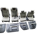 2007-2008 Honda Element Front/Rear Right/Left Seat, Door Panel, Trim Titanium Set(8), F028, OEM, 2007, 2008