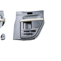 2007-2008 Honda Element Front/Rear Right/Left Seat, Door Panel, Trim Titanium Set(8), F028, OEM, 2007, 2008