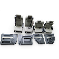 2007-2008 Honda Element Front/Rear Right/Left Seat, Door Panel, Trim Titanium Set(8), F028, OEM, 2007, 2008