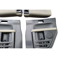 2007-2008 Honda Element Front/Rear Right/Left Seat, Door Panel, Trim Titanium Set(8), F028, OEM, 2007, 2008