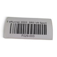 2003-2009 Toyota 4Runner Rear Right/Left Bumper Reflector Marker Set, 81590-60141, 81580-60111, F029, OEM, 2003, 2004, 2005, 2006, 2007, 2008, 2009