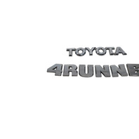 2003-2009 Toyota 4Runner Trunk Lid Liftgate Tailgate Back Door 'TOYOTA' '4RUNNER' Emblem Set, 75445-35050, F029, OEM, 2003, 2004, 2005, 2006, 2007, 2008, 2009