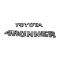 2003-2009 Toyota 4Runner Trunk Lid Liftgate Tailgate Back Door 'TOYOTA' '4RUNNER' Emblem Set, 75445-35050, F029, OEM, 2003, 2004, 2005, 2006, 2007, 2008, 2009