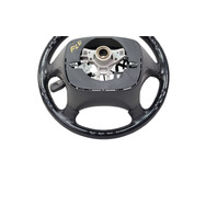 2003-2005 Toyota 4Runner Wheel Black Leather 45100-58010-B0, F029, OEM, 2003, 2004, 2005,