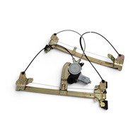 2003-2009 Toyota 4Runner Window Regulator w/Motor Back Door Liftgate Decklid 69807-35020, F029, OEM, 2003, 2004, 2005, 2006, 2007, 2008, 2009