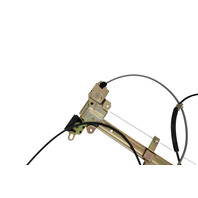 2003-2009 Toyota 4Runner Window Regulator w/Motor Back Door Liftgate Decklid 69807-35020, F029, OEM, 2003, 2004, 2005, 2006, 2007, 2008, 2009