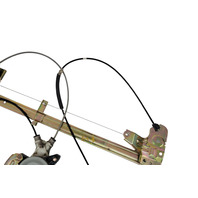 2003-2009 Toyota 4Runner Window Regulator w/Motor Back Door Liftgate Decklid 69807-35020, F029, OEM, 2003, 2004, 2005, 2006, 2007, 2008, 2009