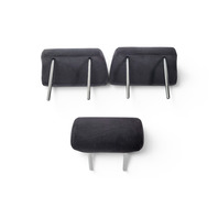 2003-2006 Toyota 4Runner Rear Headrest Head Rest Set(3) Black, 71960-35030-B0, F029, OEM, 2003, 2004, 2005, 2006