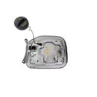 2003-2009 Toyota 4Runner Fuel Filler Gas Lid Door Silver Metallic, 77350-35050, F029, OEM, 2003, 2004, 2005, 2006