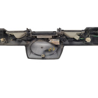 2003-2009 Toyota 4Runner Liftgate Lower Trim Panel Garnish w/Emblem Silver Metallic, 76801-35380-B0, F029, OEM, 2003, 2004, 2005, 2006, 2007, 2008, 2009
