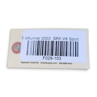 2003-2009 Toyota 4Runner Radiator Reservoir Coolant Overflow Tank 16470-50140, F029, OEM, 2003, 2004, 2005, 2006, 2007, 2008, 2009